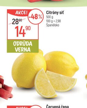 Citróny síť