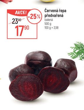 Červená řepa předvařená