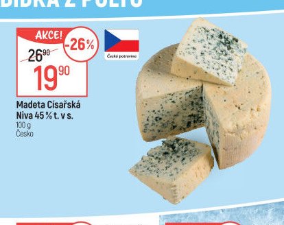 Madeta Císařská Niva 45% t. v s.