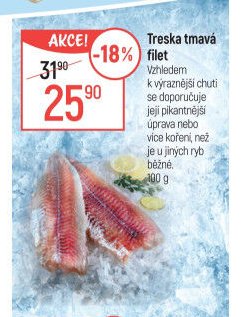 Treska tmavá filet