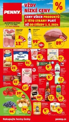akční leták Penny Market 1.5.2024-7.5.2024