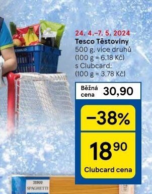 Tesco Těstoviny