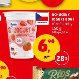 Ochucený jogurt Boni