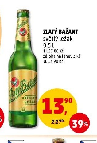 ZLATÝ BAŽANT světlý ležák