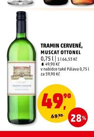 TRAMIN ČERVENÉ, MUSCAT OTTONEL