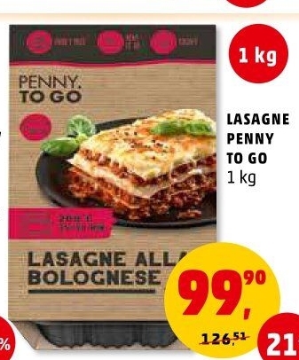 Lasagne alla Bolognese Penny To Go