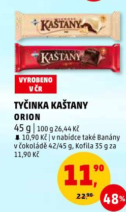 Ledové kaštany Orion