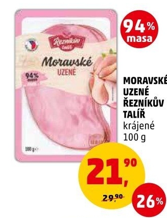 Moravské maso uzené Řezníkův talíř