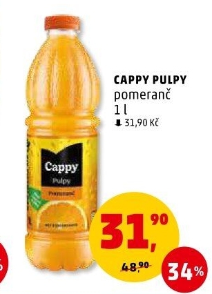 Nápoj Pulpy Cappy