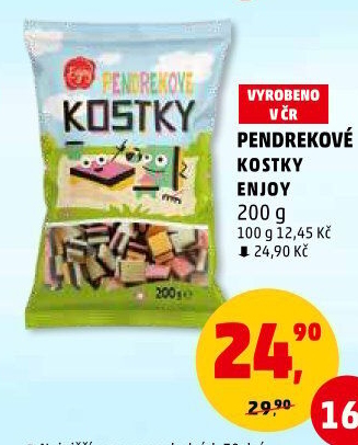 Pendrekové kostky Enjoy