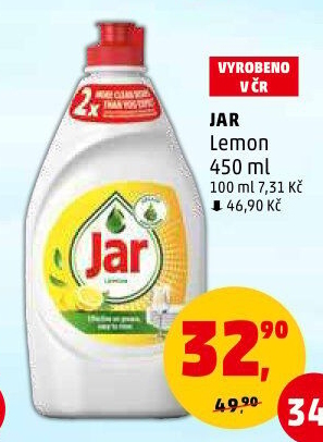 Prostředek na nádobí Jar