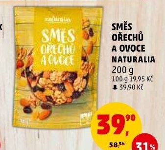 Směs sušeného ovoce a ořechů Naturalia