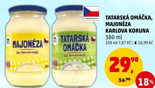 Tatarská omáčka Karlova Koruna