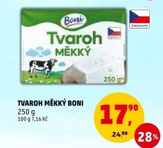 Tvaroh měkký Boni
