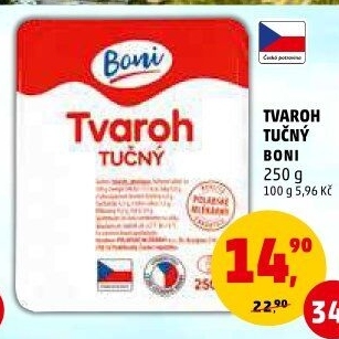 Tvaroh tučný Boni