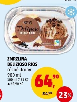 Zmrzlina ve vaničce Delizioso Rios