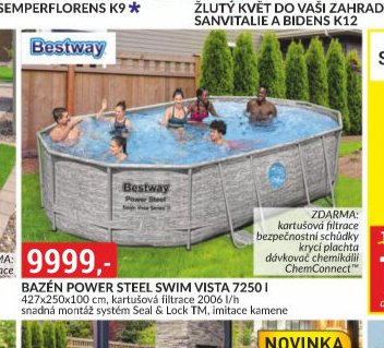 BAZÉN POWER STEEL SWIM VISTA 7250