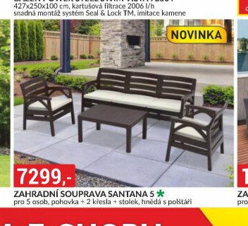 ZAHRADNÍ SOUPRAVA SANTANA
