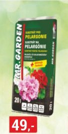 MR. GARDEN SUBSTRÁT PRO PELARGONIE 20 l