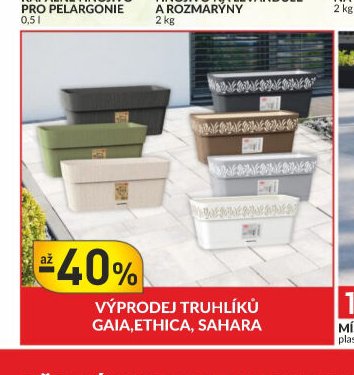 VÝPRODEJ TRUHLÍKŮ GAIA, ETHICA, SAHARA
