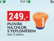 Plovák na chlór s teploměrem