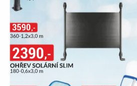 Ohřev solární slim 180-0,6x3,0 m