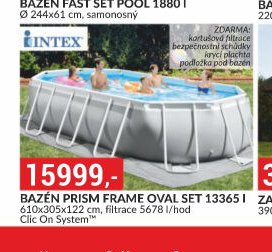 Bazén Prism Frame Oval Set