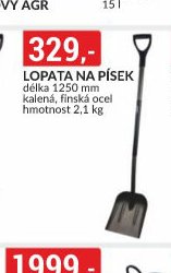 LOPATA NA PÍSEK