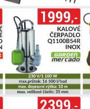 KALOVÉ ČERPADLO Q1100B54R INOX