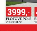 PLOTOVÉ POLE 200x120 cm