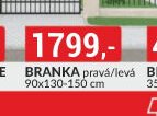 BRANKA pravá/levá 90x130-150 cm