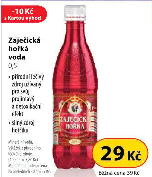 Voda hořká Zaječická