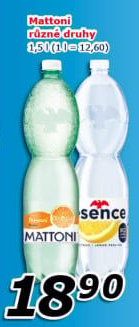 Ochucená voda Mattoni