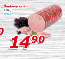 Salám šunkový LE&amp