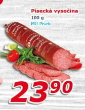 Salám Vysočina písecká Maso uzeniny Písek