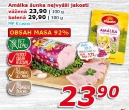 Šunka Amálka nejvyšší jakosti Krásno