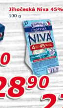 Sýr Niva Jihočeská 45% Madeta