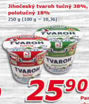 Tvaroh tučný Jihočeský Madeta