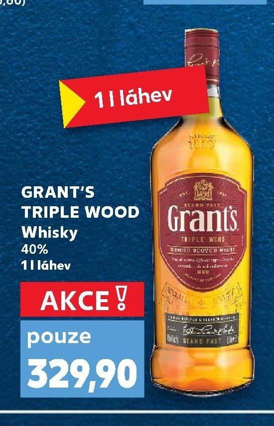 GRANT'S TRIPLE WOOD Whisky