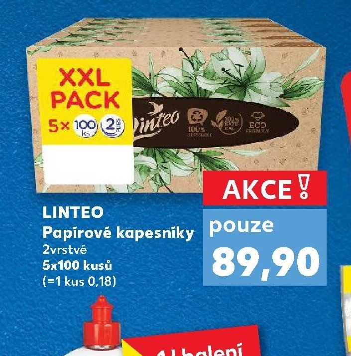 LINTEO Papírové kapesníky
