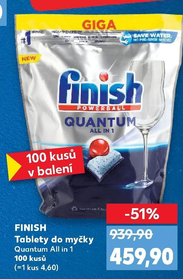 FINISH Tablety do myčky Quantum All in 1
