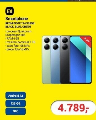 Mobilní telefon Xiaomi Redmi Note 13