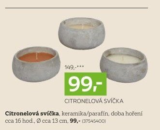 Citronelová svíčka