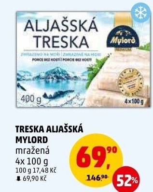 Aljašská treska mražená Mylord