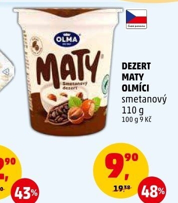 Dezert Olmíci Maty Olma