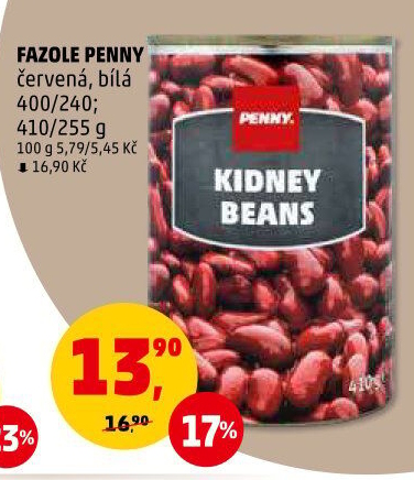 Fazole červené Penny