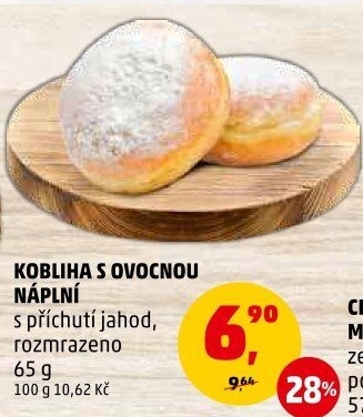 Kobliha s ovocnou náplní