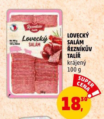 Salám lovecký Řezníkův talíř