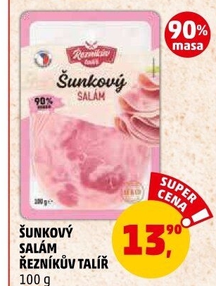 Salám šunkový Řezníkův talíř