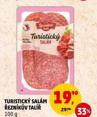 Salám turistický Řezníkův talíř